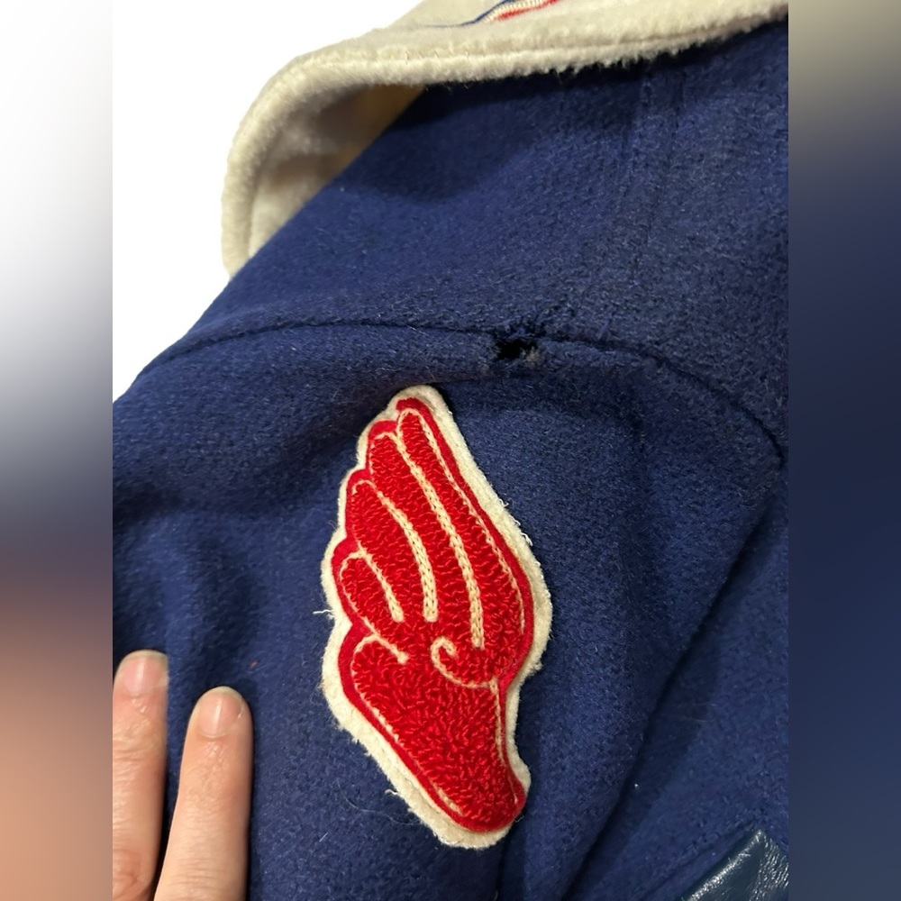 Vintage 1978 Letterman Jacket Track Falcons Varsity - Picture 5 of 6